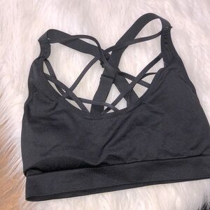Victorias Secret Sport medium black strappy bra